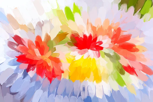 Coups de pinceau colorés — Image vectorielle
