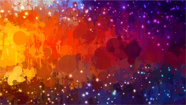 Starry strokes background — Stock Vector