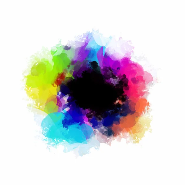 Абстрактный цветной круг — стоковый вектор