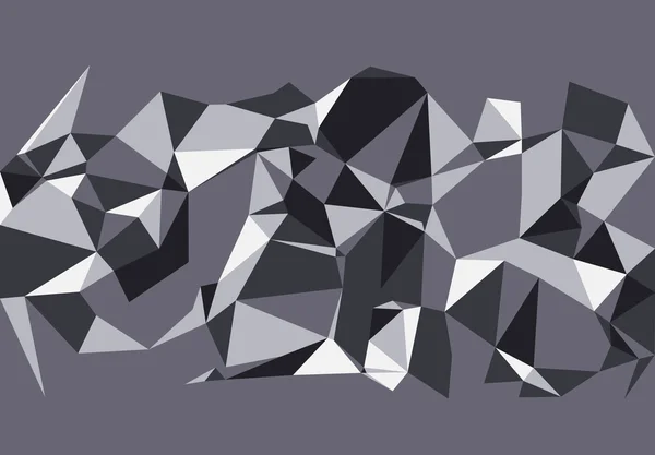 Polygonal bakgrund närbild — Stock vektor