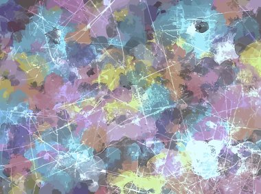 Menekşe karalama fırça darbeleri arka plan