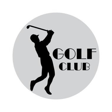 Siyah golf logosu
