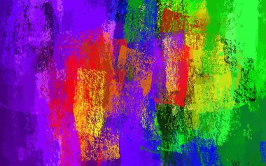 Renkli tebeşir fırça darbeleri arka plan