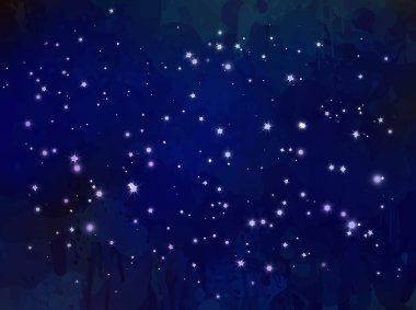 Tarih gece gökyüzünde yıldızlar