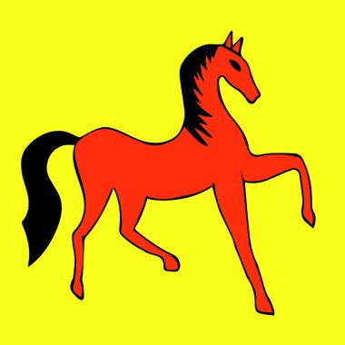 Sarı turuncu ata