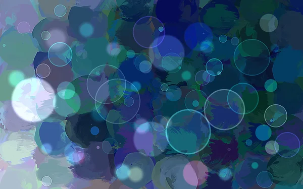 Blauer Glanz Pinsel streicht Hintergrund — Stockvektor