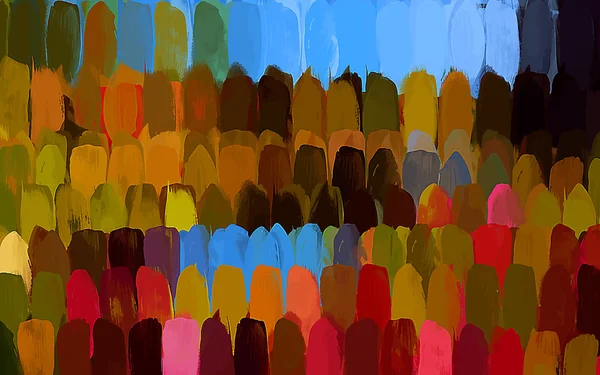 Vertical multicolor pinceladas fundo — Vetor de Stock