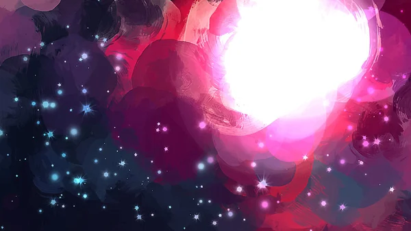 Beyaz güneş fırça darbeleri arka plan