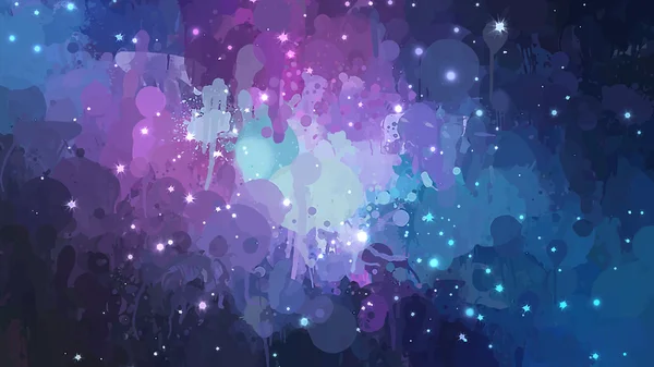 Gece gökyüzü fırça darbeleri arka plan