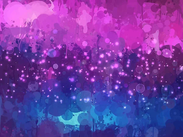 Зоряний фіолетовий пензлик штрихи фон — стоковий вектор