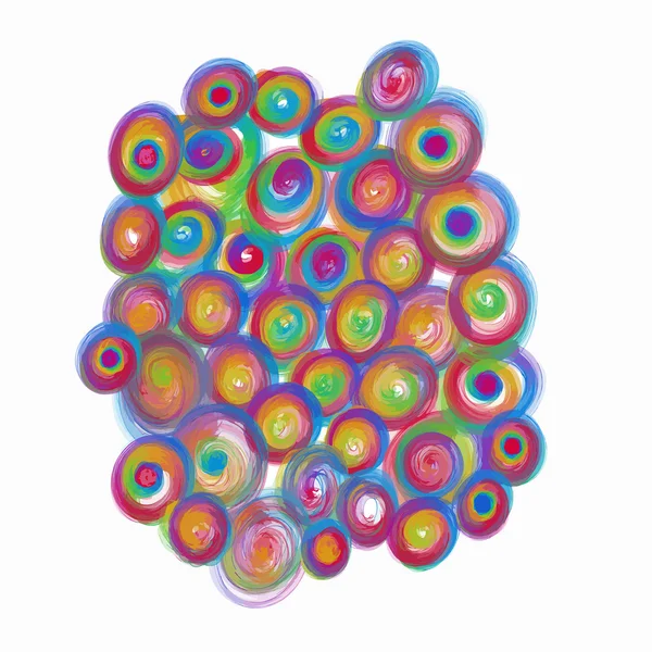Χρώμα βαφής κύκλους — Διανυσματικό Αρχείο
