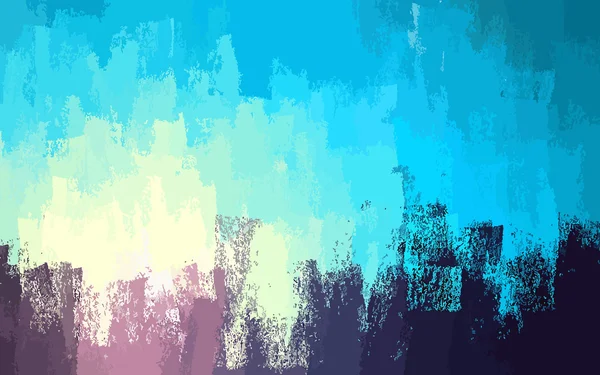 Kreideblauer Pinsel streicht Hintergrund — Stockvektor
