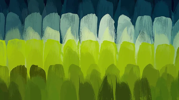 Grüne und blaue Pinselstriche Hintergrund — Stockvektor