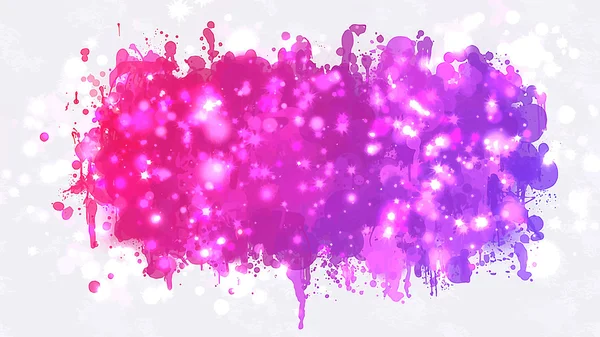 Pinke und violette Pinselstriche Hintergrund — Stockvektor