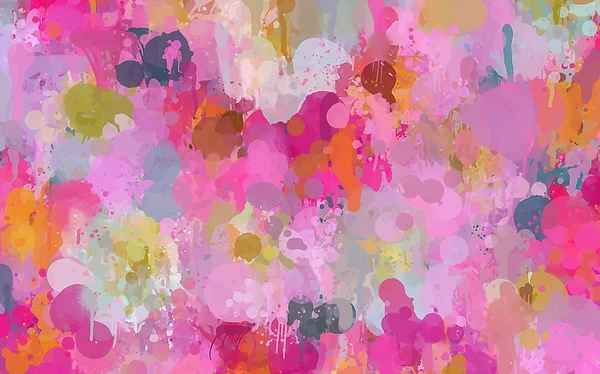 Multicolor brush strokes background