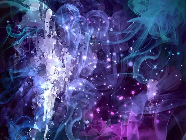 Mavi duman fırça darbeleri arka plan