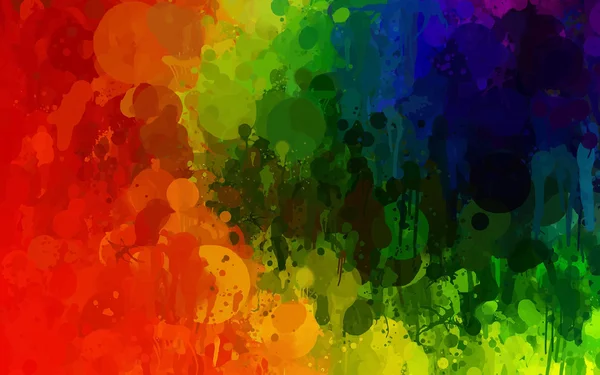 Coups de pinceau colorés fond — Image vectorielle