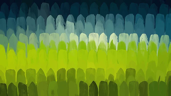 Vert et bleu coups de pinceau fond — Image vectorielle