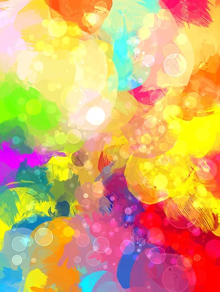 Renkli Parlatıcı fırça darbeleri arka plan
