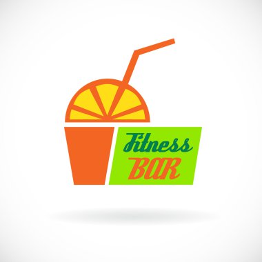 Parlak logo fitness bar logosu