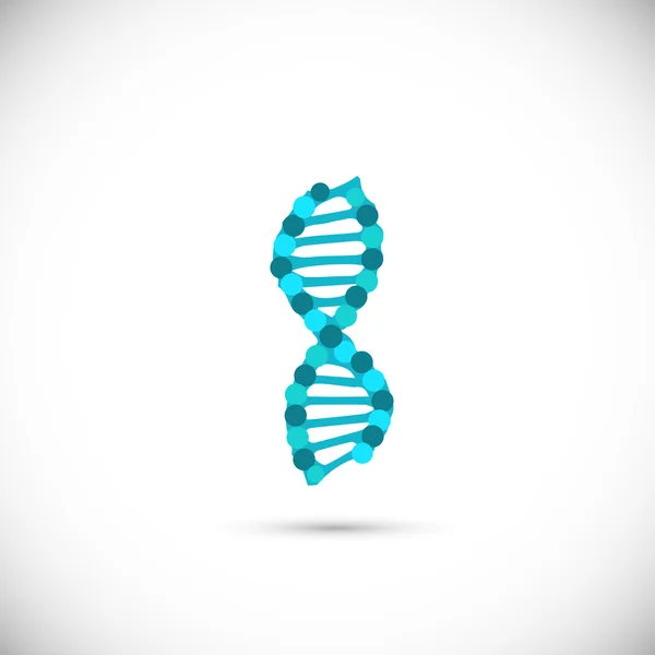 Symbole brin ADN — Image vectorielle