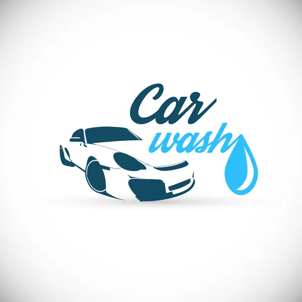 Car wash logo — Stock Vector