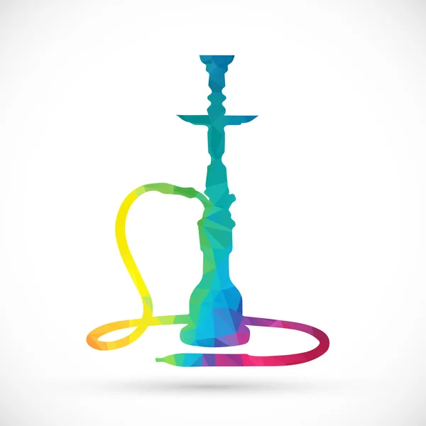 Nargile siluet menü kapak