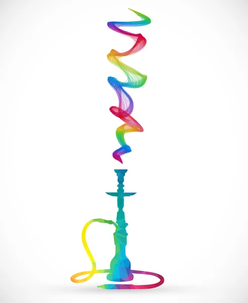 Nargile siluet menü kapak