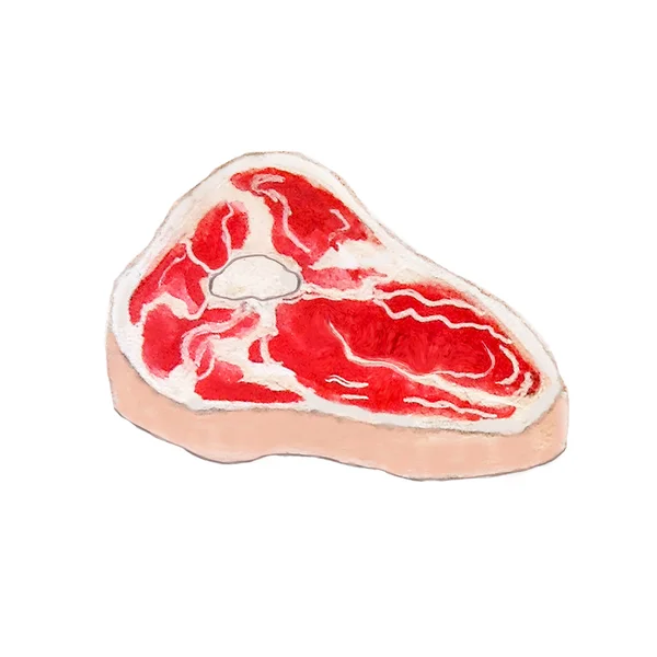 Soczysty kawałek mięsa — Zdjęcie stockowe