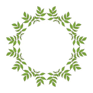 izole yaprağı deseni