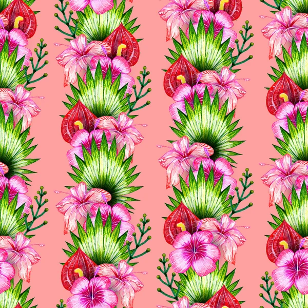 Seamless tropical pattern — Stock Photo, Image