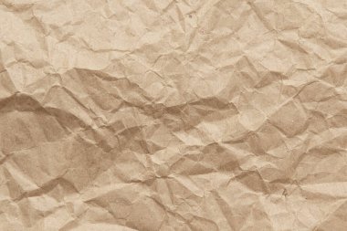 Geri dönüştürülmüş buruşmuş ambalaj kağıdı. Arkaplan ve doku