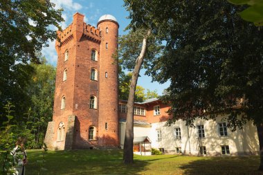 Bryullov 'un Dacha / Gorchakov Okulu, PAVLOVSK, Leningrad Bölgesi, Rusya. Kule. Gözlemevi
