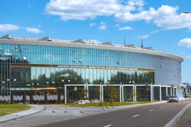 SAINT Petersburg, Rusya-10 Haziran 2021: Rusya Federasyonu Savunma Bakanlığı Öğrencileri Saint Petersburg Yatılı Okulu