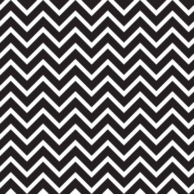 Siyah zikzak çizgili pürüzsüz desen