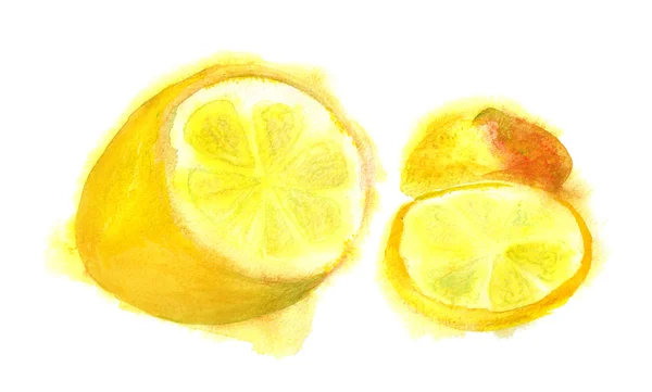 Hälften av citron — Stockfoto