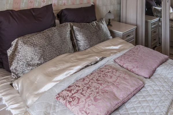침실 베개 스타일 디자인 휴식 — 스톡 사진
