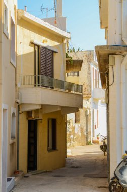 Rethymnon sarma sokakta. Yunanistan.