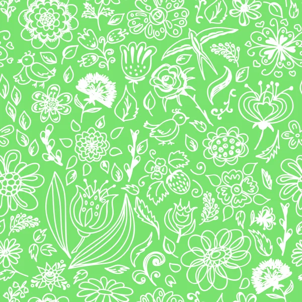 Spring seamless pattern — Stock Vector