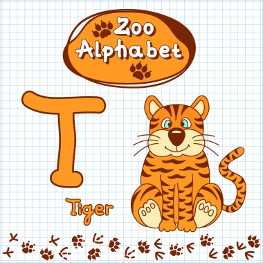 Kaplan, harfi t ile alfabe