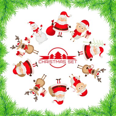 Bir dizi noel karakteri