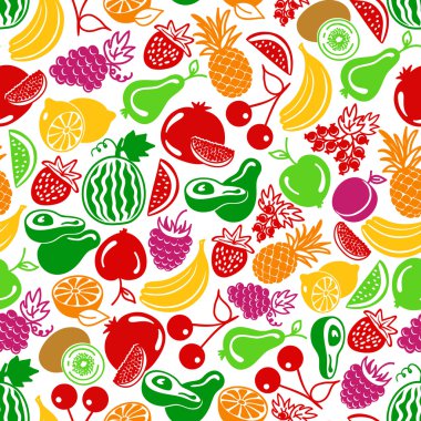 Meyve ve çilek simgeler