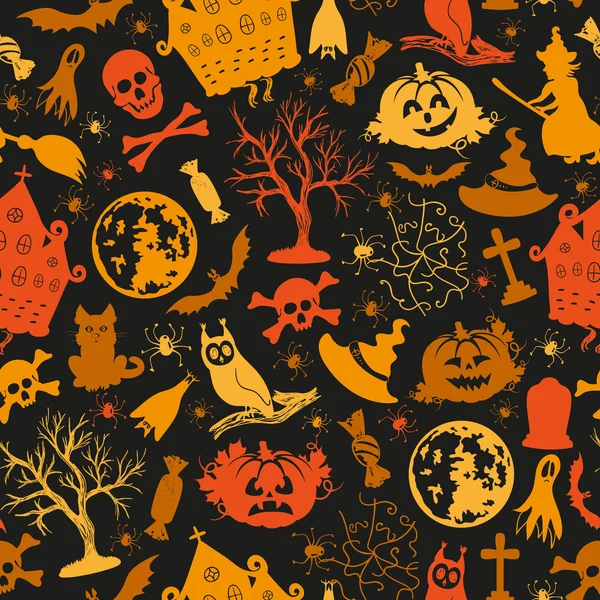 Dikişsiz halloween desen