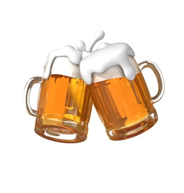 bir tost ekmegi bira gözlük çifti. bira splash