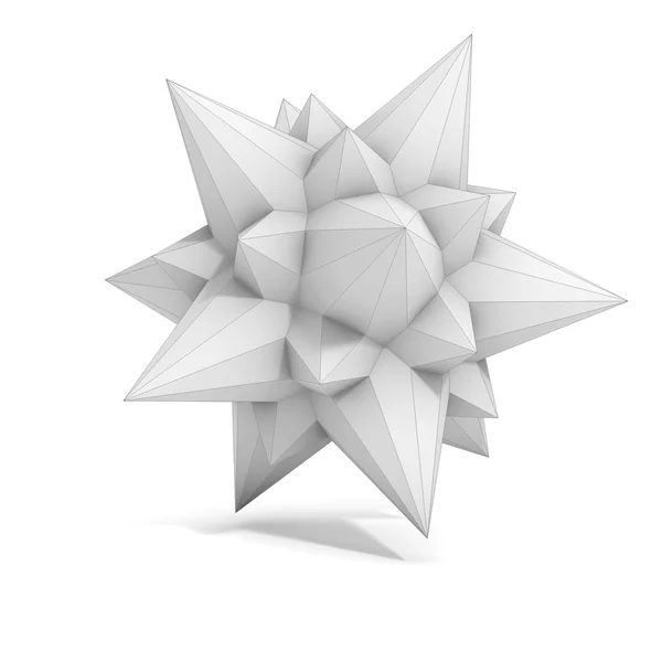 Absztrakt geometriai 3d-objektum — Stock Fotó