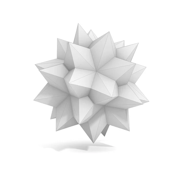 Abstracte geometrische 3D-object — Stockfoto