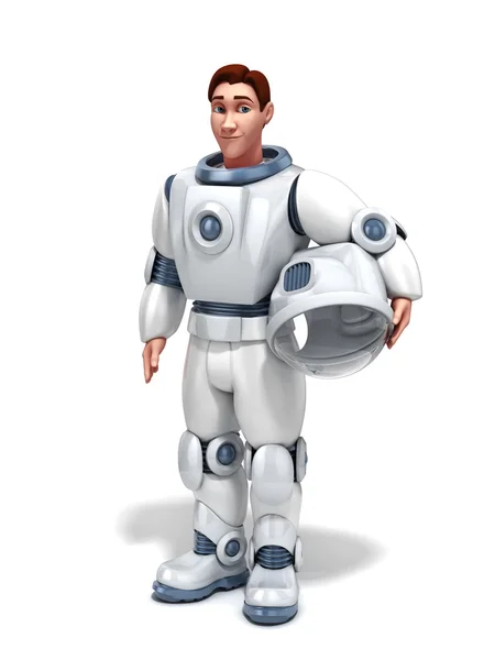 Astronaut 3d illustration — Stockfoto