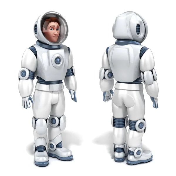 Astronaut 3d illustratie — Stockfoto