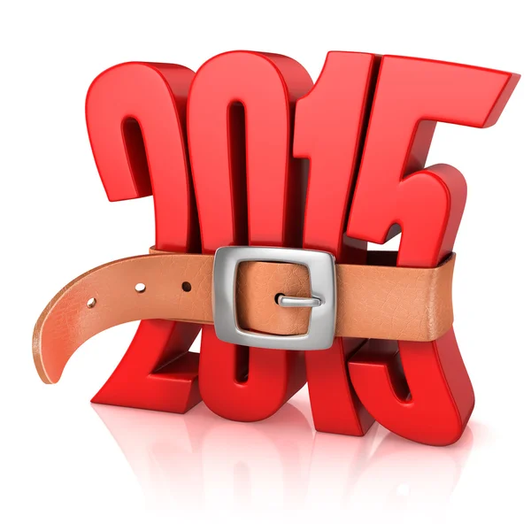 2015 year of recession — Stock Photo, Image