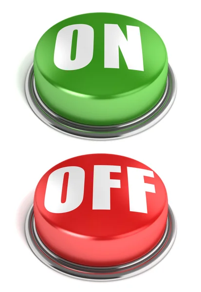 Go stop buttons — Stock Photo, Image